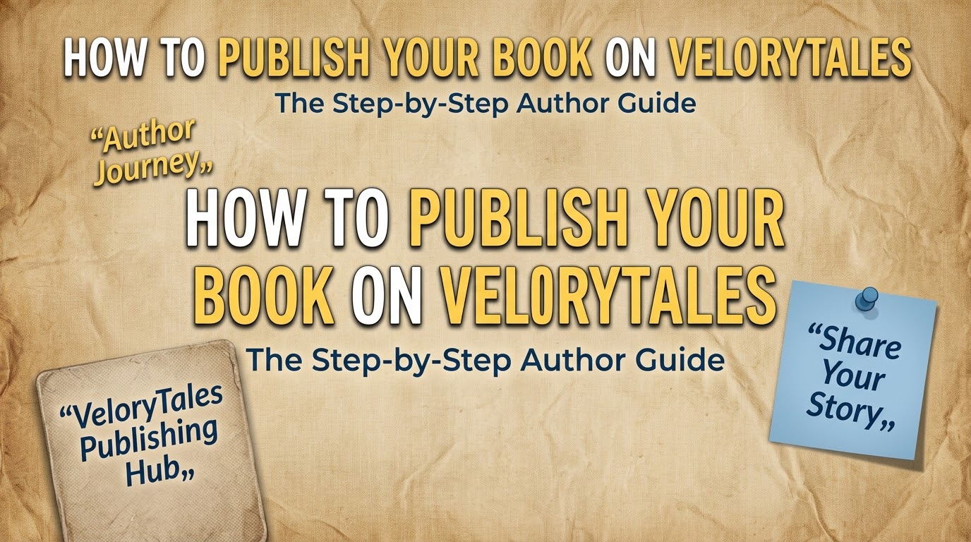 How to publish books on Velorytales.com